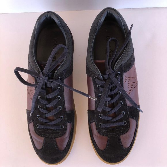 Louis Vuitton Round-Toe Low-Top Sneakers Size 7.5 - Picture 12 of 12
